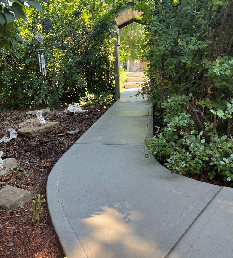 After Pressure Washing