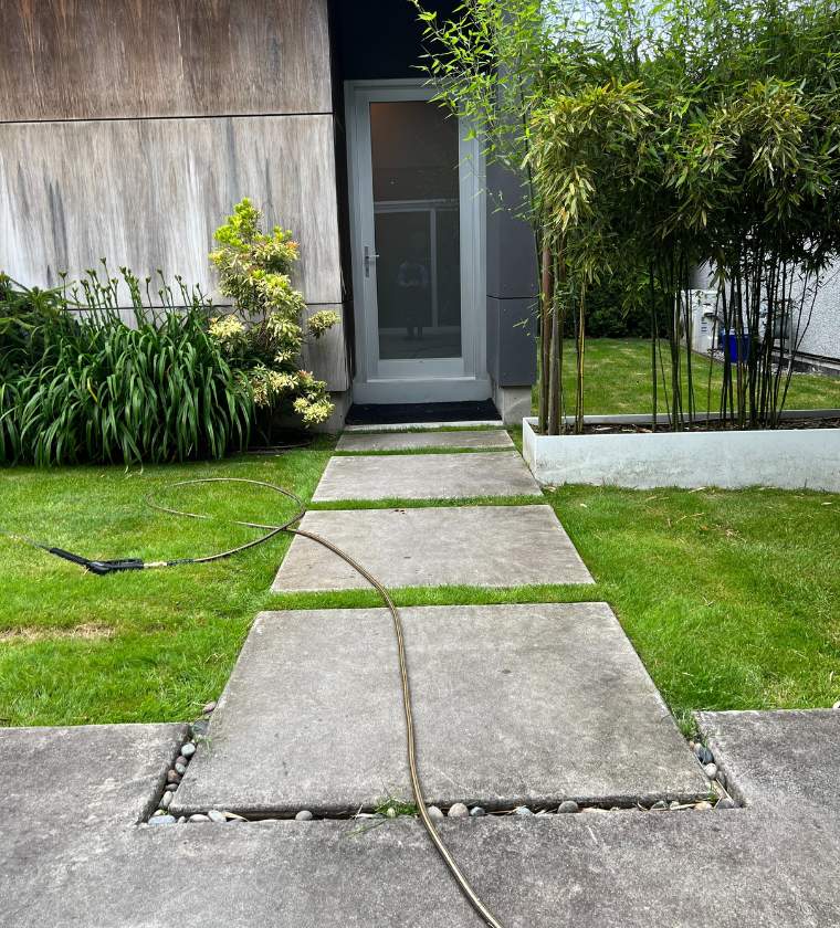 Before Pressure Washing